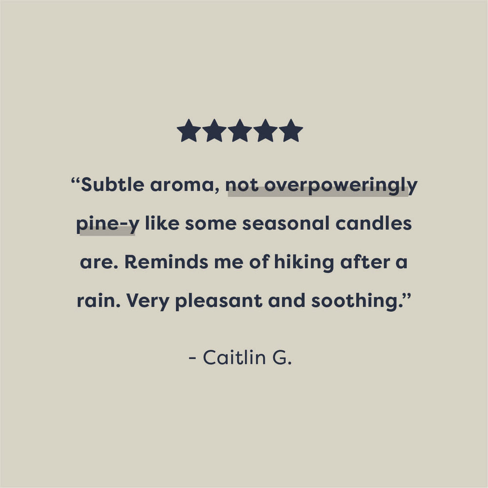 Aspen + Fog Dignity Series Soy Candle - Calyan Wax Co.