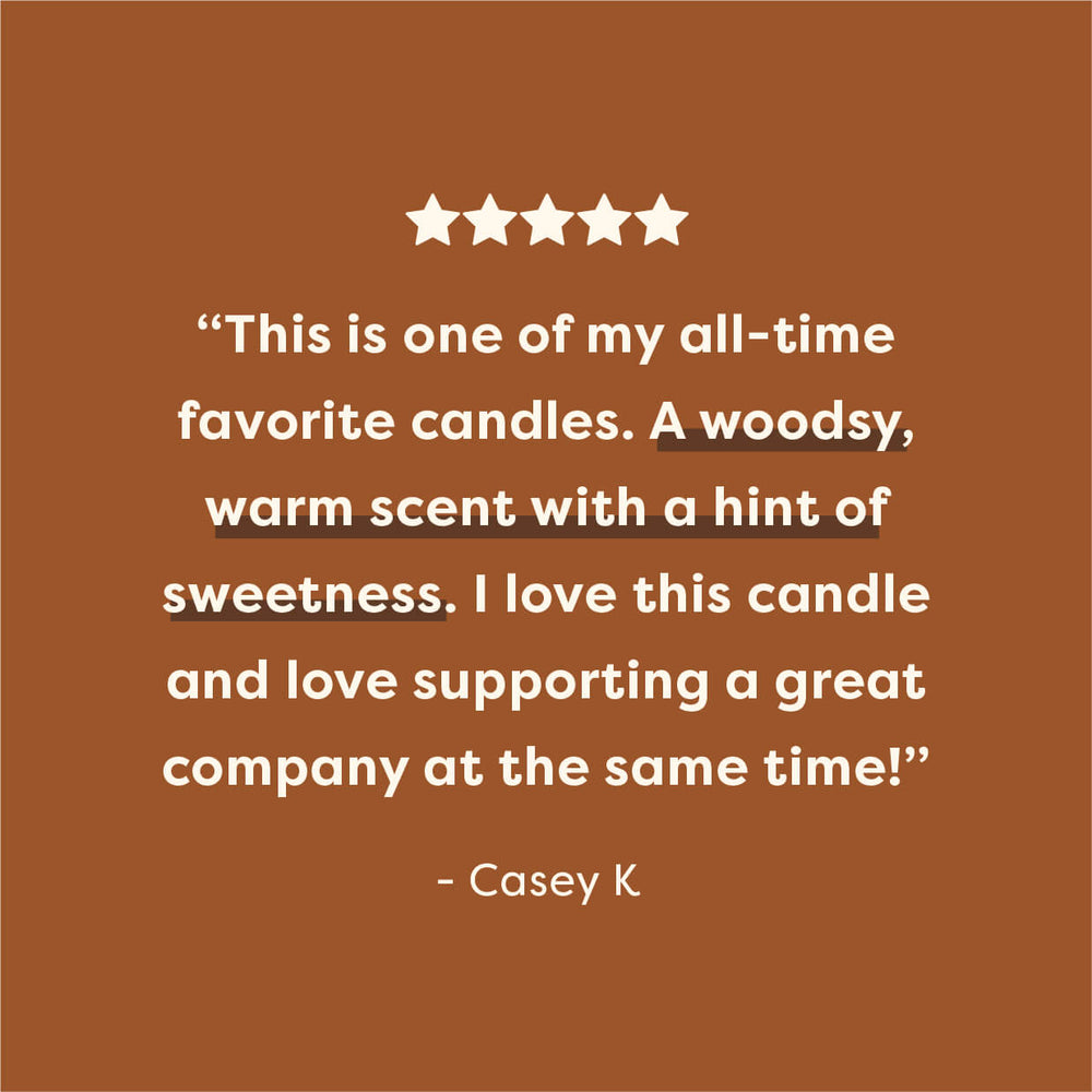 Cedar + Tobacco Dignity Series Soy Candle - Calyan Wax Co.