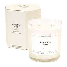 Load image into Gallery viewer, Aspen + Fog Glass Tumbler Soy Candle