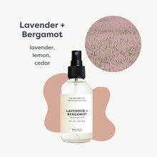 Load image into Gallery viewer, Lavender + Bergamot Non-Toxic Room Spray