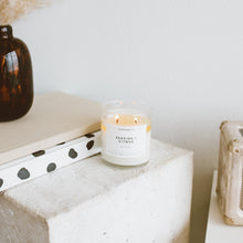 Load image into Gallery viewer, Seaside + Citrus Glass Tumbler Soy Candle