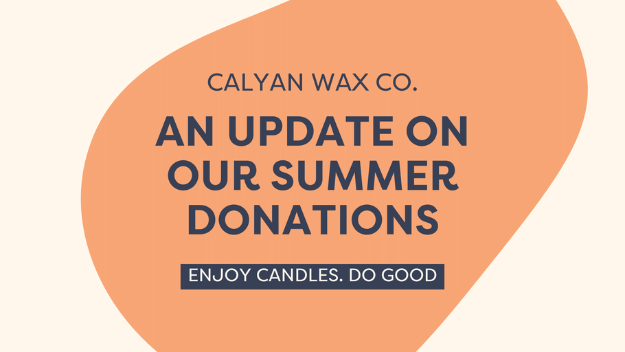 An Update on Our Summer Donations