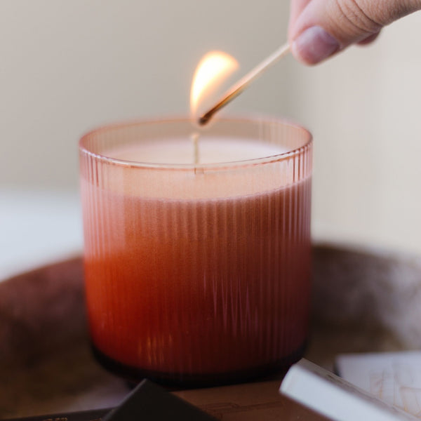 Cashmere + Rum Radiance Soy Candle