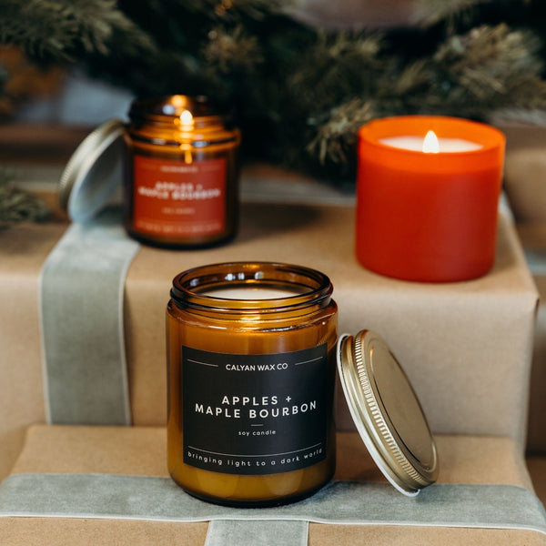 Apples + Maple Bourbon Dignity Series - Calyan Wax Co.