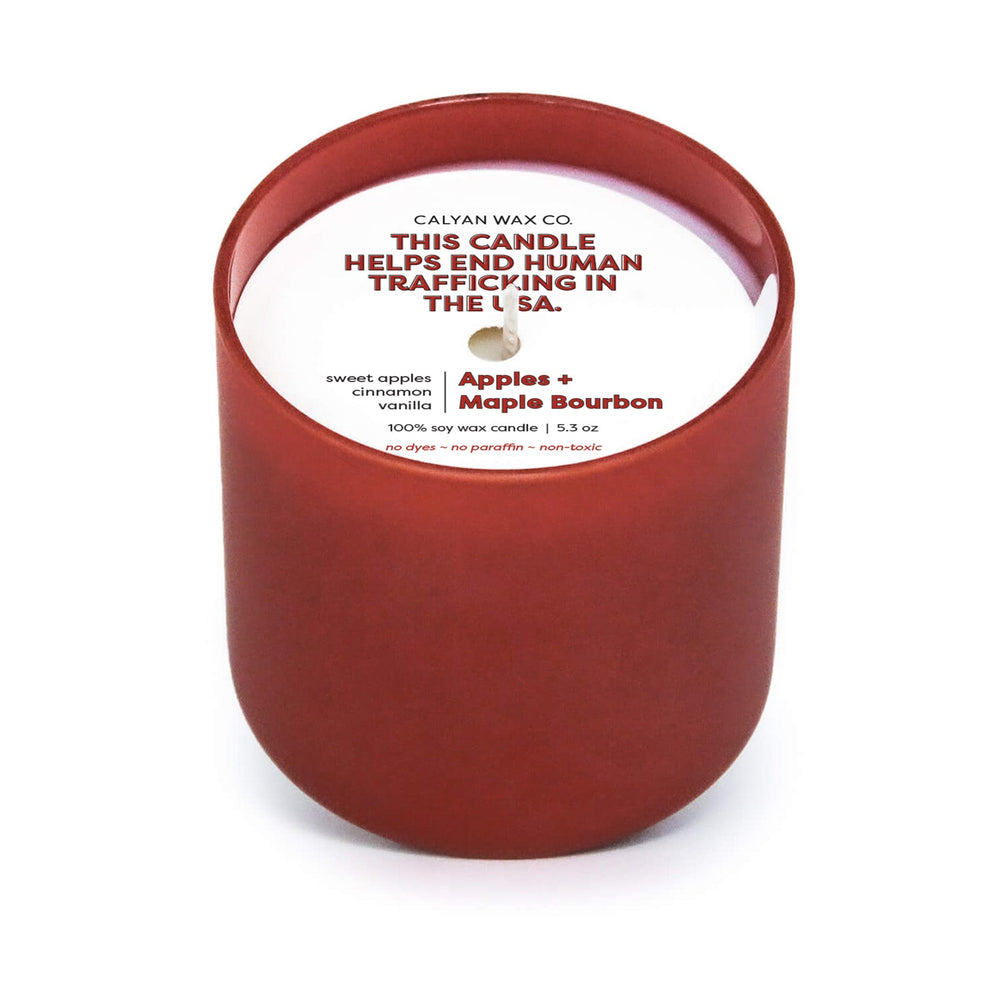 Apples + Maple Bourbon Dignity Series Soy Candle - Calyan Wax Co.