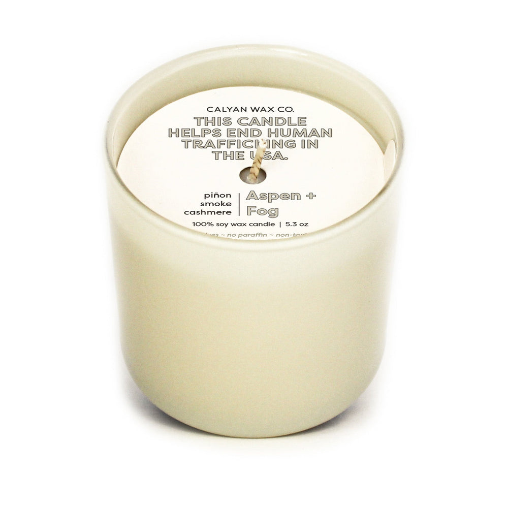 Aspen + Fog Dignity Series Soy Candle - Calyan Wax Co.