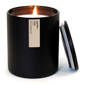🎁 Aspen + Fog Matte Black Tumbler Soy Candle (100% off) - Calyan Wax Co.