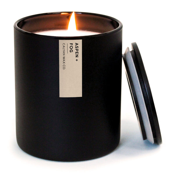 🎁 Aspen + Fog Matte Black Tumbler Soy Candle (100% off) - Calyan Wax Co.