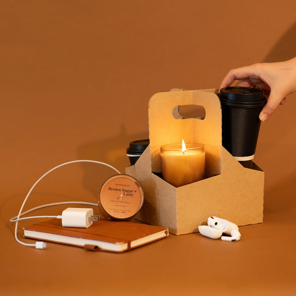 Brown Sugar + Latte Radiance Soy Candle - Calyan Wax Co.