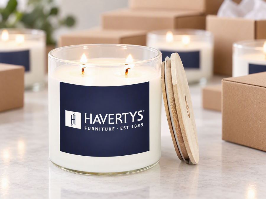 Corporate gift candles