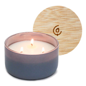 🎁 Charcoal + Sandalwood 3 - Wick Resilience Soy Candle (100% off) - Calyan Wax Co.