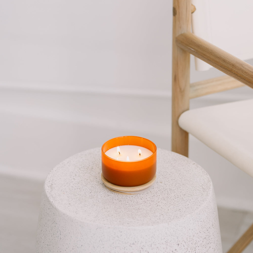 WAREHOUSE SALE - Chestnut + Oakwood 3-Wick Resilience Soy Candle - Calyan Wax Co.