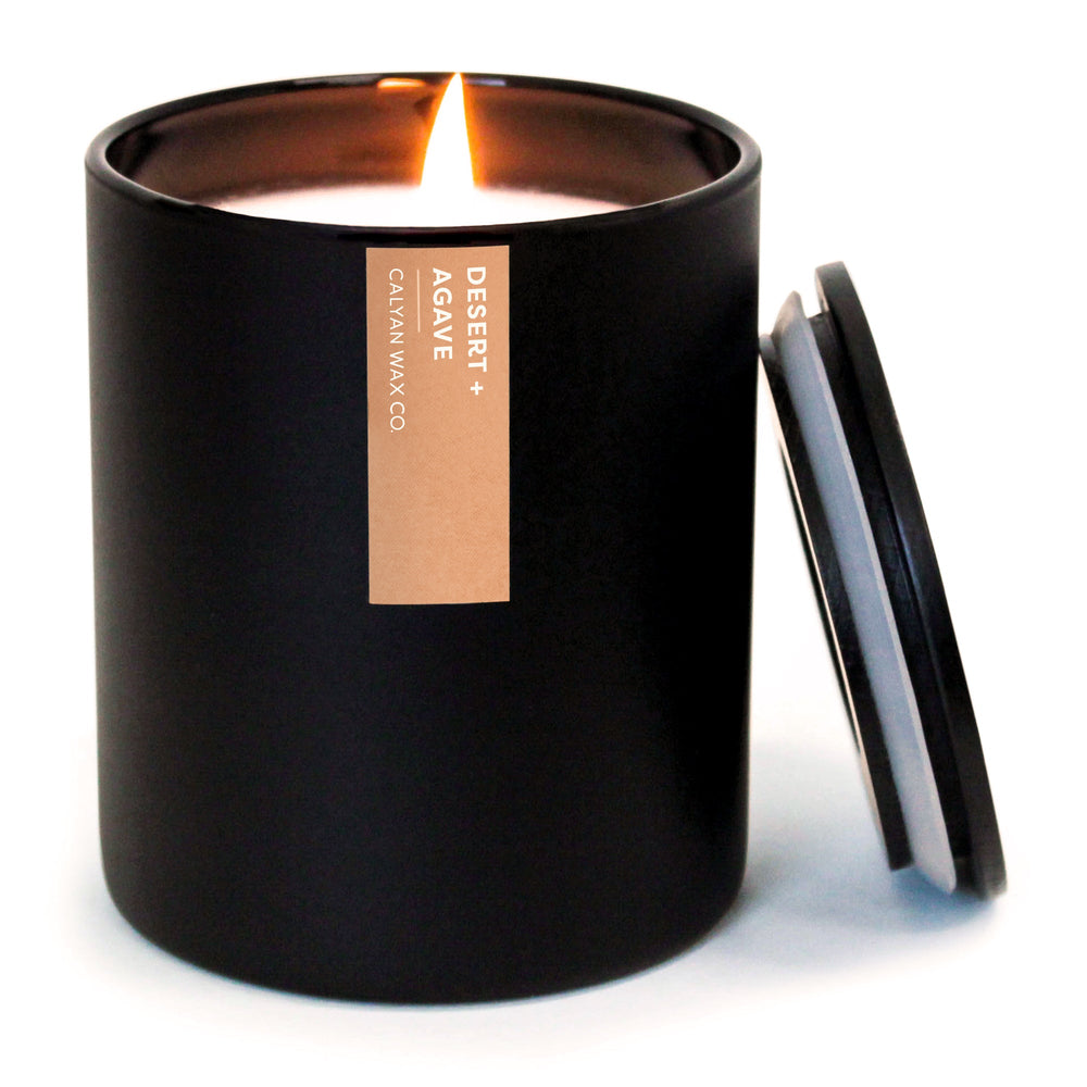 🎁 Desert + Agave Matte Black Tumbler Soy Candle (100% off) - Calyan Wax Co.