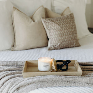 Evergreen + Eucalyptus 3 - Wick Clear Glass Tumbler Soy Candle - Calyan Wax Co.