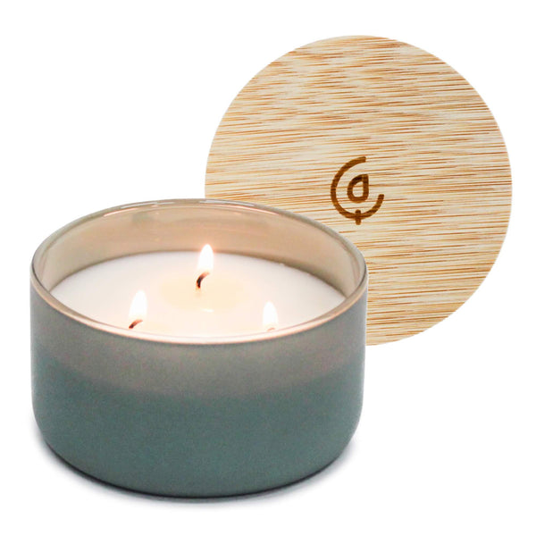 🎁 Evergreen + Eucalyptus 3 - Wick Resilience Soy Candle (100% off) - Calyan Wax Co.