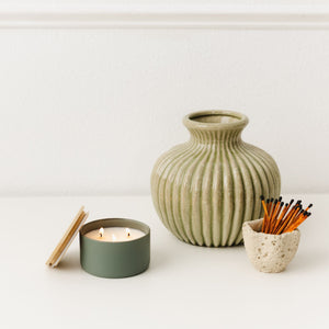 Evergreen + Eucalyptus 3 - Wick Resilience Soy Candle - Calyan Wax Co.