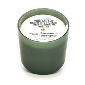 Evergreen + Eucalyptus Dignity Series Soy Candle - Calyan Wax Co.