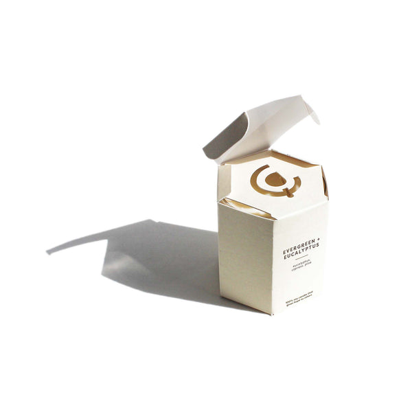 Evergreen + Eucalyptus Glass Tumbler Soy Candle - Calyan Wax Co.