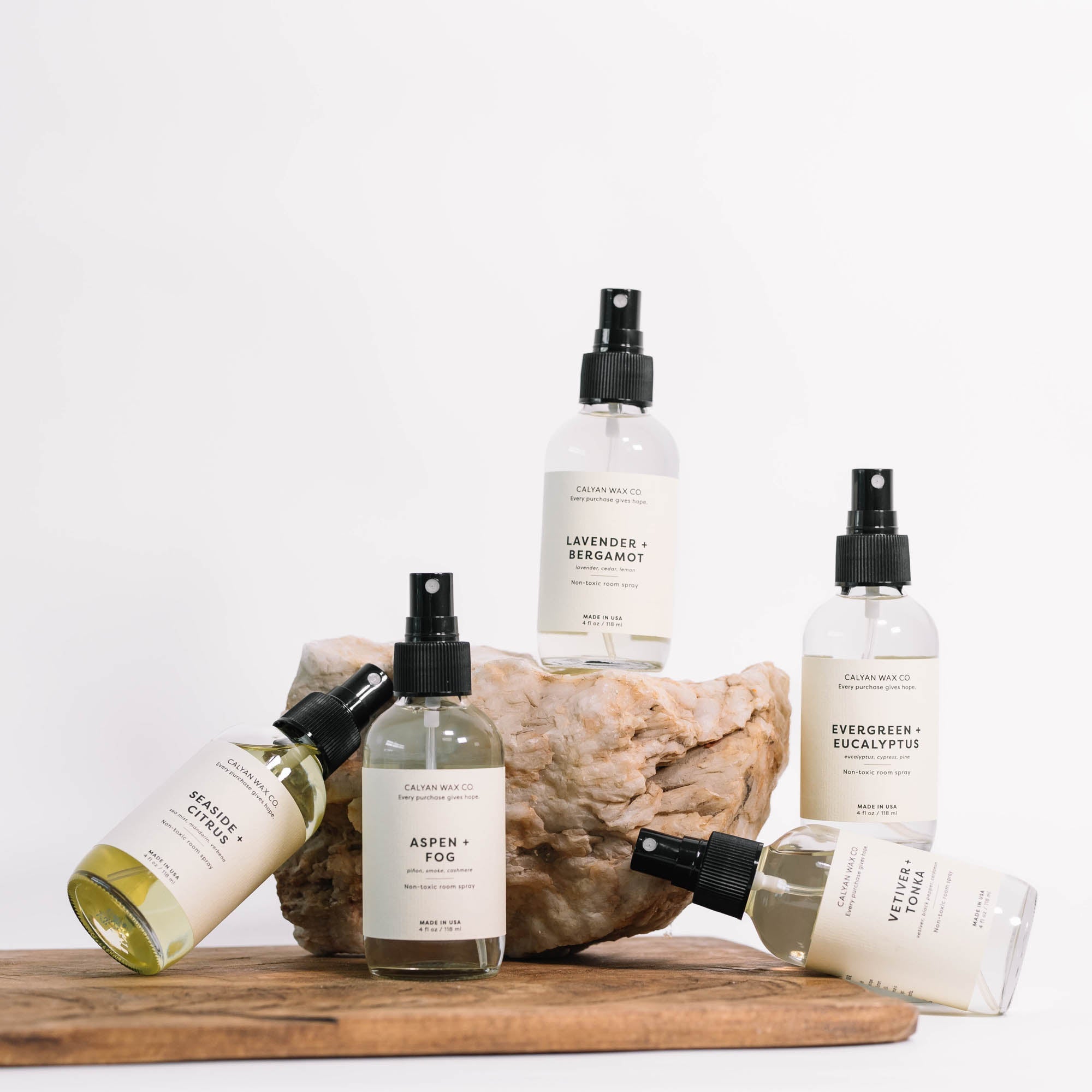 4 Oz. Non-Toxic Room Spray | Evergreen + Eucalyptus | Made in the USA