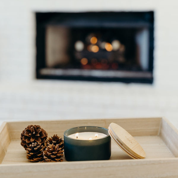 Fir + Clove 3-Wick Resilience Soy Candle | Seasonal Fragrance - Calyan Wax Co.