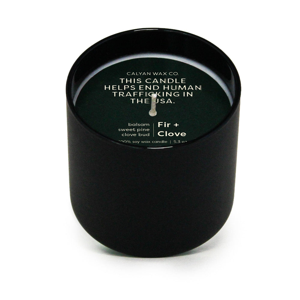 Fir + Clove Dignity Series Soy Candle | Limited Release - Calyan Wax Co.