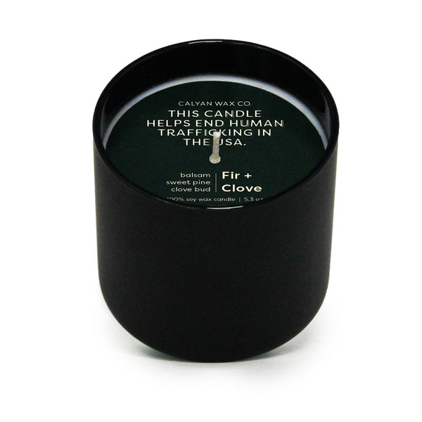 Fir + Clove Dignity Series Soy Candle | Limited Release - Calyan Wax Co.