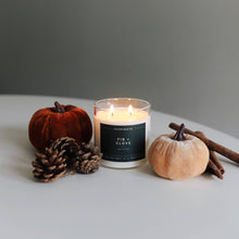 Load image into Gallery viewer, Fir + Clove Glass Tumbler Soy Candle | Limited Release - Calyan Wax Co.
