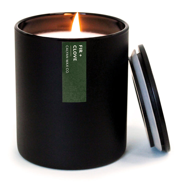 🎁 Fir + Clove Matte Black Tumbler Soy Candle | Limited Release (100% off) - Calyan Wax Co.