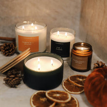 Load image into Gallery viewer, Golden Cider + Nutmeg Mini Amber Jar Soy Candle | Limited Release - Calyan Wax Co.