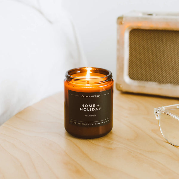 Home + Holiday Amber Jar - Calyan Wax Co.