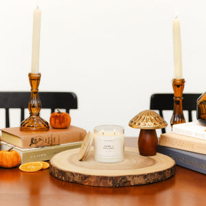 Home + Holiday Glass Tumbler Soy Candle - Calyan Wax Co.