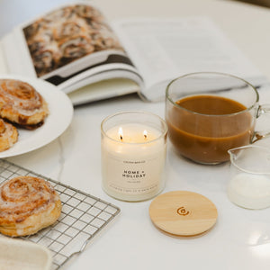 Home + Holiday Glass Tumbler Soy Candle - Calyan Wax Co.