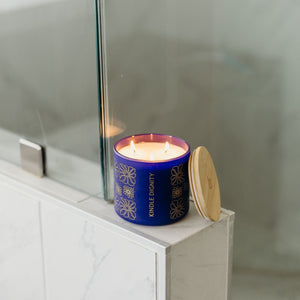 Indigo + Yuzu 3 - Wick Glass Tumbler Soy Candle - Calyan Wax Co.