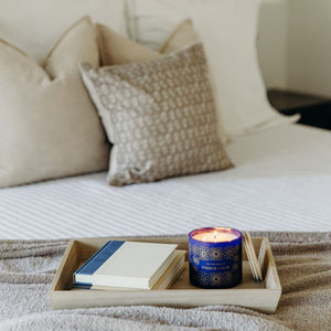 Indigo + Yuzu 3 - Wick Glass Tumbler Soy Candle - Calyan Wax Co.