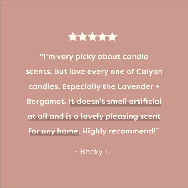 Lavender + Bergamot Dignity Series - Calyan Wax Co.