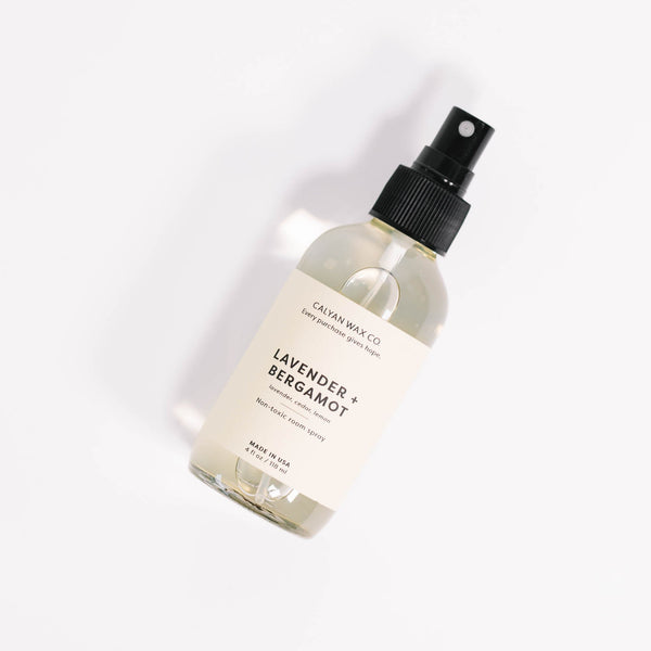 Lavender + Bergamot Non - Toxic Room Spray - Calyan Wax Co.