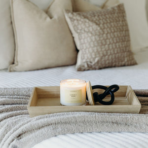 Lemon + Sage 3 - Wick Clear Glass Tumbler Soy Candle - Calyan Wax Co.