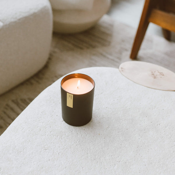 Lemon + Sage Matte Black Tumbler - Calyan Wax Co.