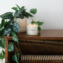 Load image into Gallery viewer, Mahogany + Cashmere Glass Tumbler Soy Candle - Calyan Wax Co.