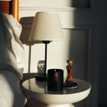 Load image into Gallery viewer, Mahogany + Cashmere Matte Black Tumbler - Calyan Wax Co.