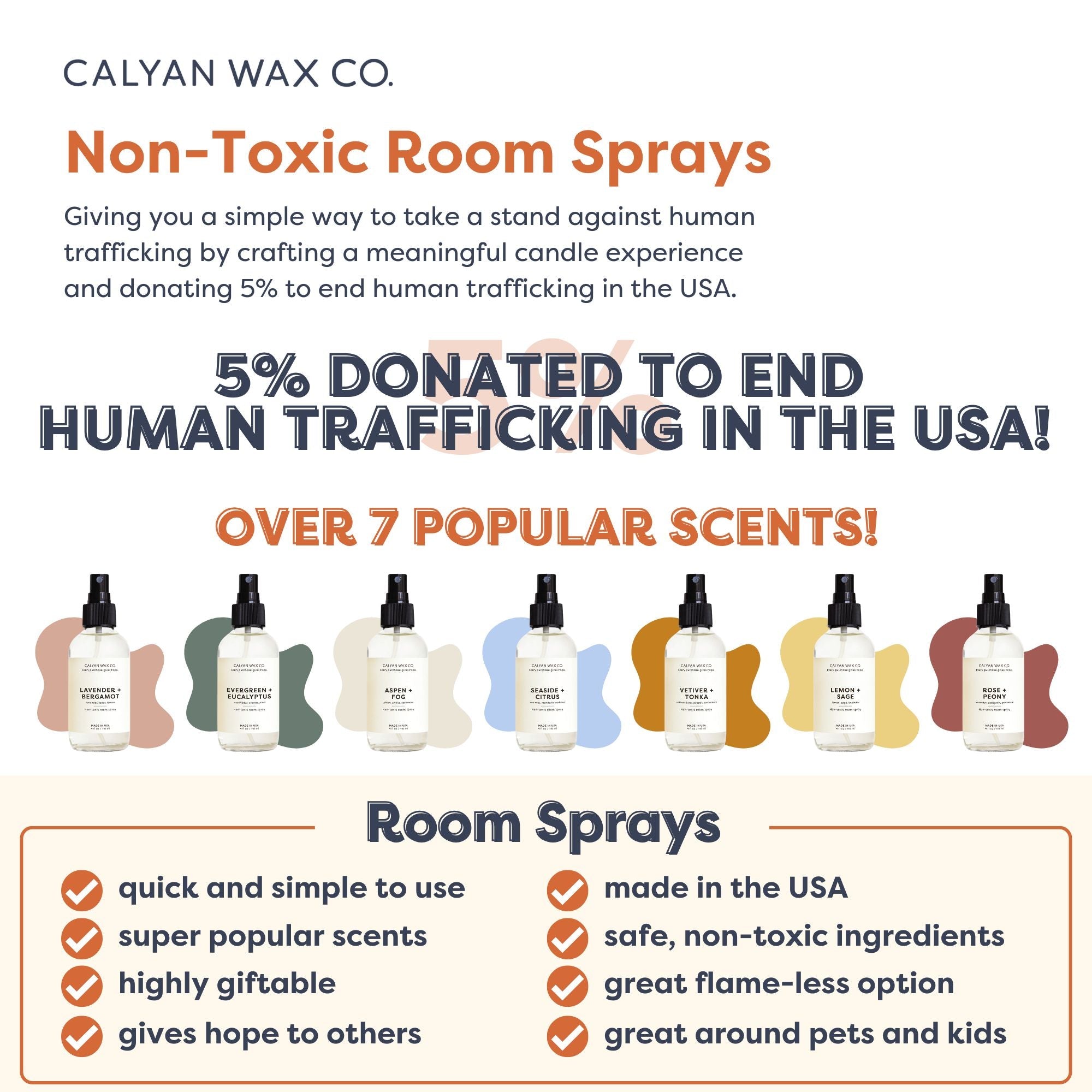 Oakmoss + Amber Non - Toxic Room Spray - Calyan Wax Co.