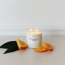 Load image into Gallery viewer, Passionfruit + Ginger Glass Tumbler Soy Candle - Calyan Wax Co.