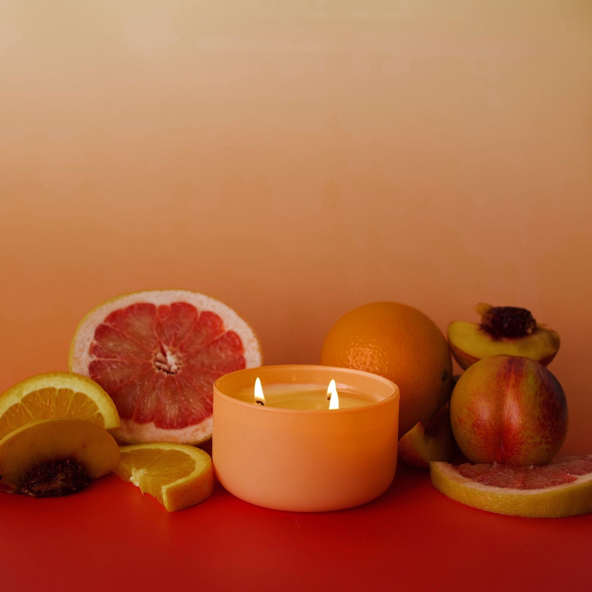 Peach + Nectar Resilience Series Soy Candle - Calyan Wax Co.