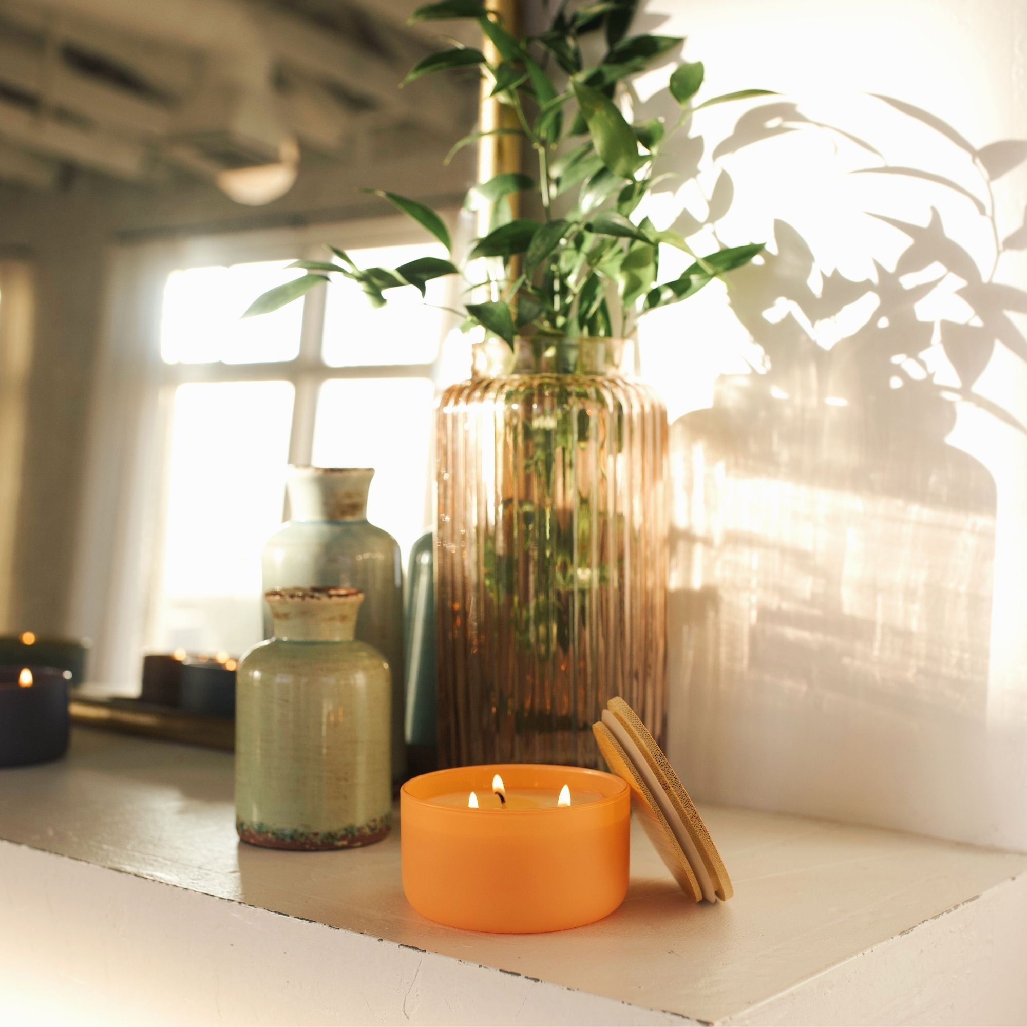 Peach + Nectar Resilience Series Soy Candle - Calyan Wax Co.