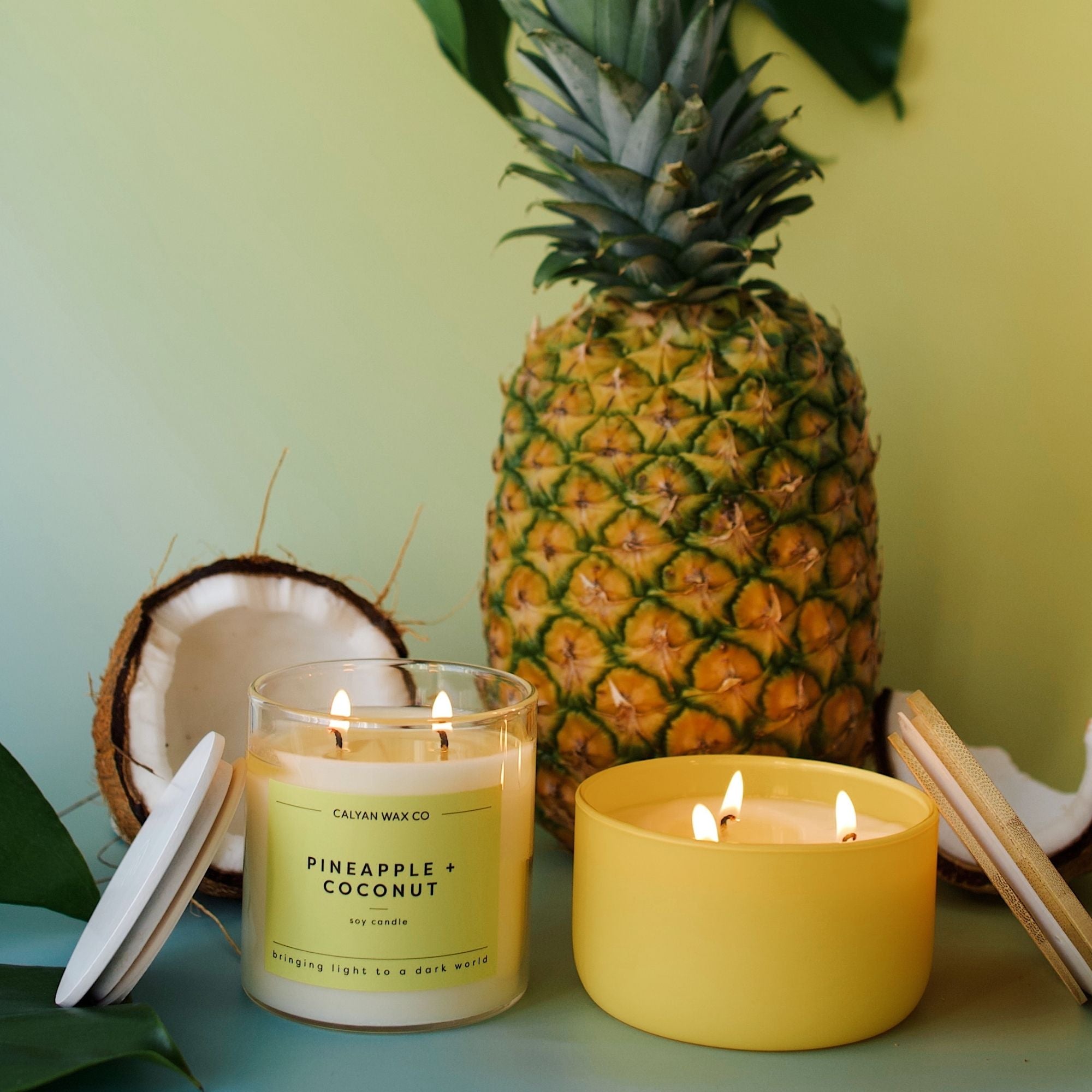 Pineapple + Coconut Resilience Series Soy Candle - Calyan Wax Co.