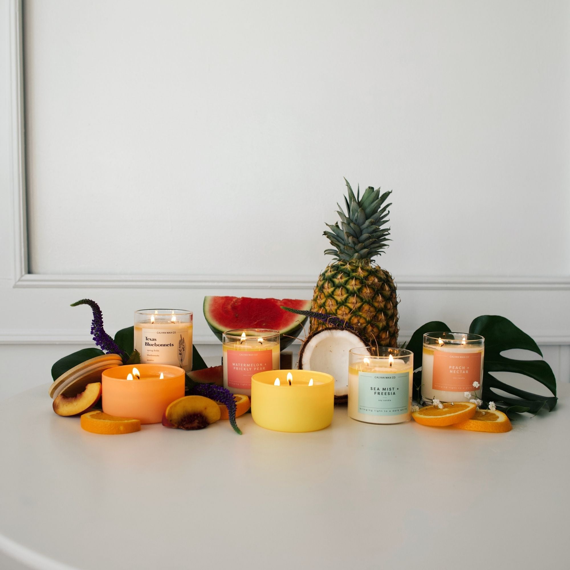 Pineapple + Coconut Resilience Series Soy Candle - Calyan Wax Co.