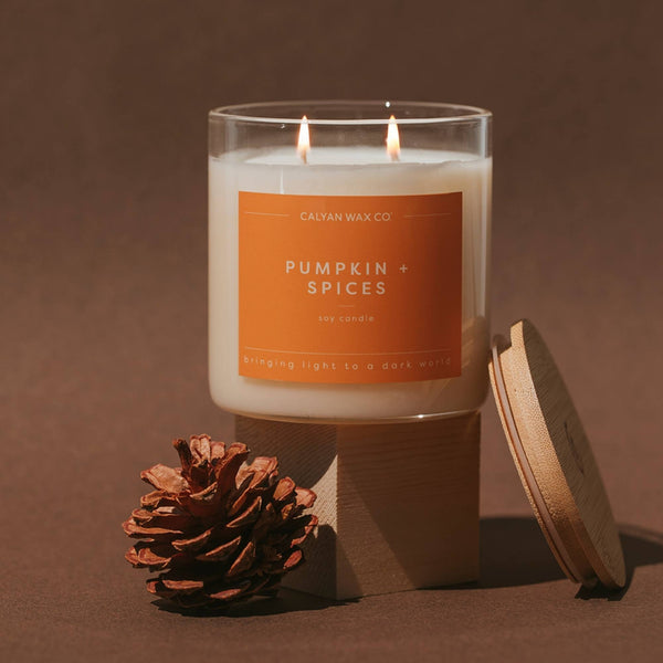 Pumpkin + Spices Soy Candle | Limited Release - Calyan Wax Co.