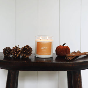 Pumpkin + Spices Soy Candle | Limited Release - Calyan Wax Co.
