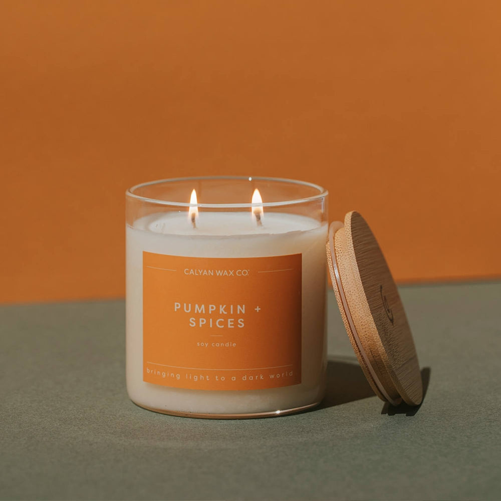 Pumpkin + Spices Soy Candle | Limited Release - Calyan Wax Co.