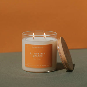 Pumpkin + Spices Soy Candle | Limited Release - Calyan Wax Co.